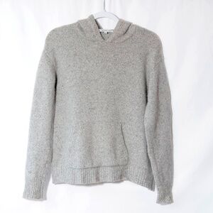 The Cashmere Project Gray Hooded Sweater Hoodie 100% Cashmere SIZE S